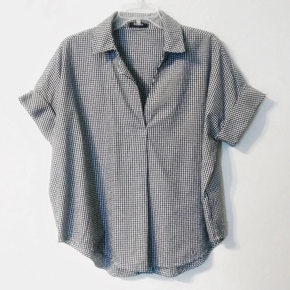Azalea Checkered Shirt Small - Picture 1 of 5
